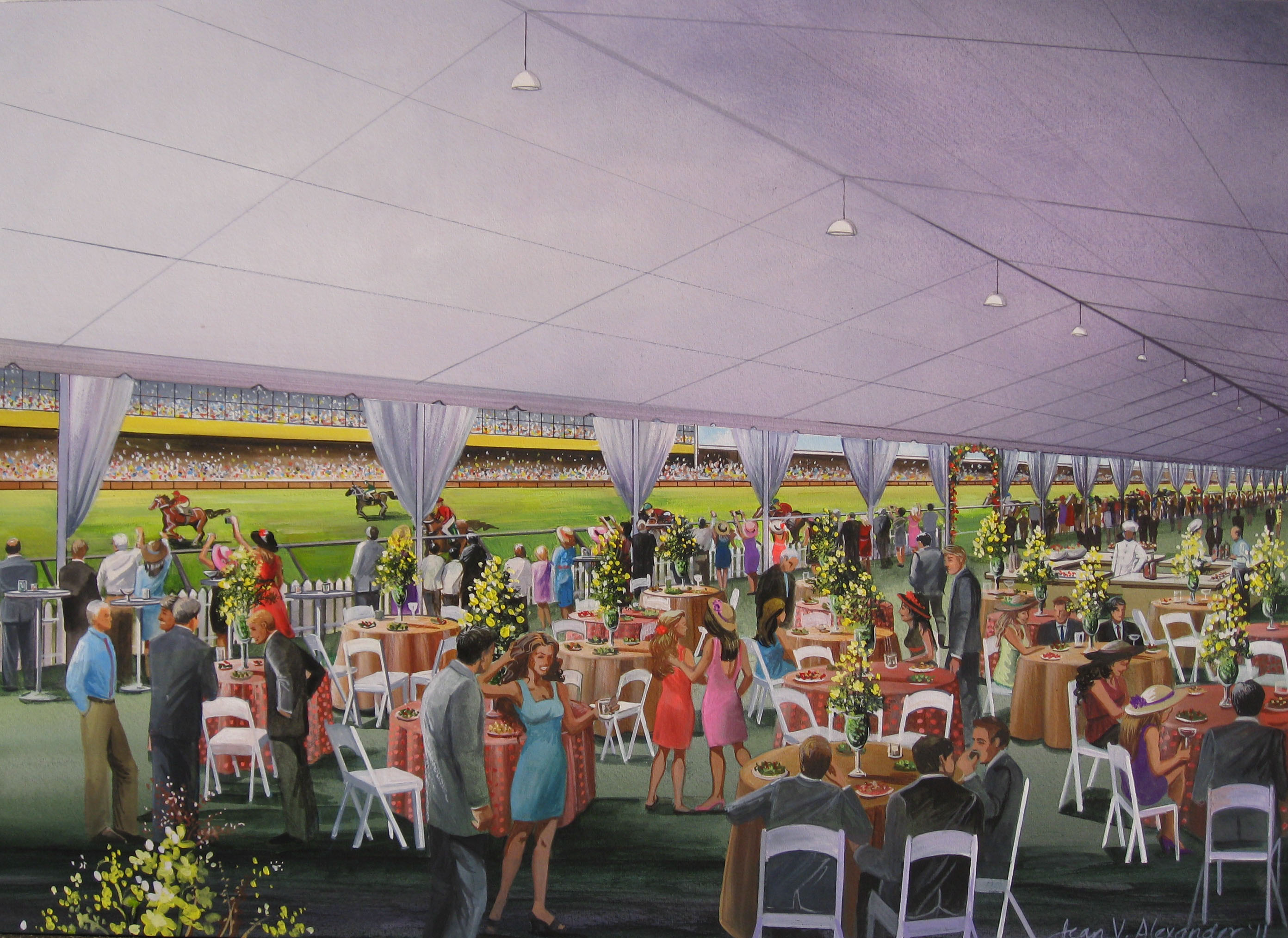 Preakness rendering